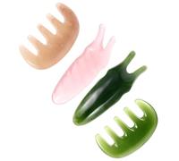 FRCOLOR Manuale Guasha Board Portatile 1 Set Pettine Per Raschiare Il Cuoio Capelluto Pettine Massaggiante Per Occhi Naso Viso Massaggio Del Cuoio Capelluto Facile Da Usare