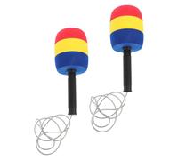 FRCOLOR Martello di Spugna 2 Pezzi per Bambini, Giocattolo Leggero in Plastica Ergonomico per Giochi di Picchiare Durante Feste e attività Familiari