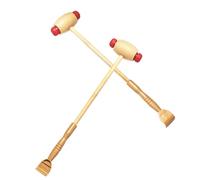 FRCOLOR Martello Per La Schiena 2 Pezzi Bastoni Per Massaggio in Legno Grattaschiena Per Strumenti Per Massaggio Manuale Di Tutto Il Corpo Portatili