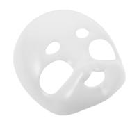 FRCOLOR Maschera Bianca in Plastica a Forma di Teschio Bestiale, Leggera e Comoda per Cosplay e Feste di Halloween, Design Realistico e Unico