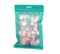 Frcolor Maschera di compressa faccilale Foglio di maschera DIY monouso di cotone (100 pcs), Idratante