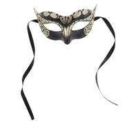 FRCOLOR Maschera Dipinta Maschere Di Carnevale Decorazione Da Ballo Festa In Maschera Vintage Nera Con Brillantini Per Halloween Da Donna Decorativa Per Rave Strass Ballerino