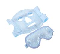 FRCOLOR Maschera Fredda Per Occhi Impacco Freddo Per Viso Maschera Rinfrescante Per Occhi e Viso Realizzata in Tessuto e Ghiaccio Rinfrescante Adatta Donne e Uomini Per Sollievo Da Gonfior