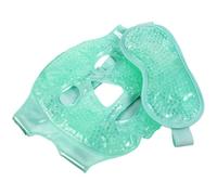 FRCOLOR Maschera Ghiaccio Viso e Occhi Gel Compressa Fredda e Calda Riutilizzabile Con Fasce Elastiche Adatta Per Viaggi Relax Attenua Occhiaie e Affaticamento