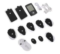 FRCOLOR Massaggiatore Elettrico Per Collo Cervicale Macchina Per Elettrostimolazione Muscolare Massaggiatore Portatile Per Alleviare Cuscinetto Adatto Schiena Spalle Ginocchia e Piedi