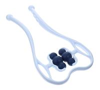 FRCOLOR Massaggiatore Manuale a Rulli Per Collo e Vertebre Cervicali Design a Sfera Per Sciogliere Muscoli Contratti e Punti Di Pressione Per Uso Casalingo Ufficio e Viaggi