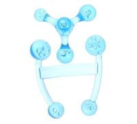 FRCOLOR Massaggiatore Portatile Per Collo e Spalle Strumento Per Alla Schiena in Plastica Mini Massaggiatore Rilassante Per Punti Agopuntura Set 2 Pezzi (blu)