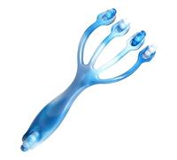 FRCOLOR Massaggiatore Rulli Portatile Per Corpo e Piedi Strumento Di Massaggio Rulli Per Testa Collo e Schiena Stimola La Circolazione e Rilassa Muscoli Compatto e Facile Da Usare Ovunque