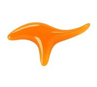 FRCOLOR Massaggiatore triangolare guasha raschietto Gua Sha massaggiatore per il viso, per porte, massaggiatore viso triangolare, per bucato, booster, perline per tiragraffi, triceratopo, cera d'api