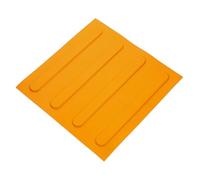 FRCOLOR Mattoni Ciechi Per Pavimentazione Esterni Resistenti e Anti-usura Tavole Tattili Guida Stradale Con Strisce Gialle Per Marciapiedi e Giardini Piastrelle Multiuso Per Superfici