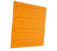 FRCOLOR Mattoni Ciechi Per Pavimentazione in Pvc Resistente Design a Strisce Rialzate Per Marciapiedi e Vialetti, Pannelli Tattili Per Persone Non Vedenti Uso Esterno e Interno