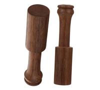 FRCOLOR Mazzuolo in Legno Per Ciotole Tibetane e Gong, Set 2 Pezzi Portatile, Accessorio Per Meditazione e Yoga, Bastoncino Per Campane Sonore, Strumento Per Terapia Del Suono