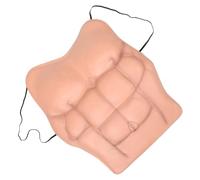 FRCOLOR Mezzo Busto Finto Muscoli Uomo in Eva Resistente, Torso Realistico Addominali Per Costume Halloween e Feste in Maschera, Leggero e Traspirante Per Cosplay e Eventi