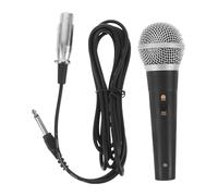 FRCOLOR Microfono Dinamico Cablato Palmare Cardioide con Cavo da 3 Metri per Karaoke e Presentazioni, Microfono Portatile Vocale per Altoparlante, Suono Cristallino, Uso Professionale