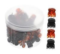 FRCOLOR Mini Fermagli Per Da Donna 1 5 Cm Quadrati Set All'ingrosso Per Ragazze Ragazze Donne Elastici Per in Plastica Minuscola