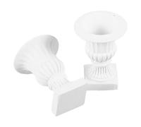 FRCOLOR Mini Vasi da Fiori Decorativi a Forma di Urna Colonna Romana Set da 2 Pezzi per Casa delle Bambole Mini Decorazioni da Giardino per Scene di Nozze e Arredamento in Miniatura