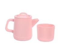 FRCOLOR Miniatura Set da Tè in Metallo Resistente Mini Tazze da Tè e Boccali per Casa delle Bambole Accessori Decorativi per Collezione e Fotografia in Spazi Compatti