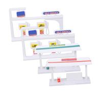 FRCOLOR Modelli DIY Gas Station e Pensilina Autobus per Materiale Sicuro per Sabbia Kit Educativo per creatività e Manuale