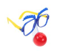 FRCOLOR Occhiali Clown Decorativi con Naso Accessorio Divertente per Feste e Cosplay Unisex Adatto Diverse del per Costume Party e Compleanni