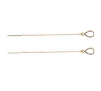 FRCOLOR of Long Tassel Earrings for Women Dainty Dangle Chain Earrings Elegant and Versatile Accessory for Any Outfit