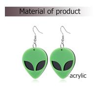 FRCOLOR Orecchini Da Donna Pendenti in Acrilico Creativi Divertenti Per Feste e Uso Quotidiano Decorazione Orecchio Originale Esagerata Regalo Natale