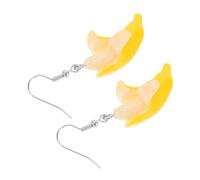 FRCOLOR Orecchini Pendenti a Goccia a Forma Di Banana Per Donna, Leggerezza e Comfort, Design Creativo a Tema Frutta Per Occasioni Speciali Ed Eleganti