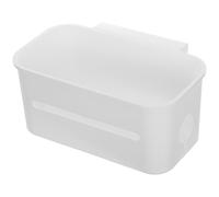 FRCOLOR Organizer da Appendere per Culla Ragazzo Ragazza Cesto Portaoggetti Sospeso, Borsa Porta Pannolini e Salviette Crema Bianca per Cameretta, Accesso Rapido e Spazio Ampio