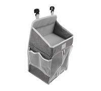 FRCOLOR Organizer per Pannolini in Rete Traspirante Borsa Portaoggetti da Appendere alla Culla Letto Contenitore Multi-scomparto per Salviette e Biberon per Cameretta dei Ragazza e Viaggi