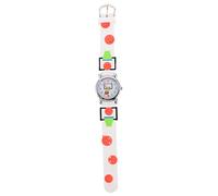 FRCOLOR Orologio Da Basket Ragazzo Orologio Per 3d Orologio Da Cartone Animato Per Ragazze Cestino Pallacanestro Polso Orologio in Rilievo 3d Le Ragazze Guardano Plastica Bianca