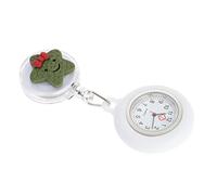 FRCOLOR orologio da tasca per infermiere watch vegito guardare regalini fine compleanno infermieri orologio da infermiera con clip orologio da infermiere guarda per l'infermiera Lega Green