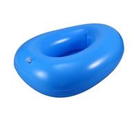 FRCOLOR Padella Gonfiabile Blu in Pvc Lavabile con Pompa Manuale ad Alta Resistenza per Anziani Allettati e Pazienti Immobili Uso Ospedaliero e Domestico Colore Casuale