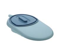 FRCOLOR Padella Per Anziani Femminile Portatile Con Vasino Antipolvere Per Design Blu Accessorio Pratico Per Assistenti e