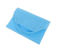FRCOLOR Panno Esfoliante per Asciugamano Bagno Doppio con Anello Suspensione Scrubber per Schiena per e Donne Profonda e Massaggio Colore Blu