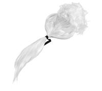 FRCOLOR Parrucca Bianca da Avvocato Gentiluomo per Copricapo da Ragazzo Ragazza Capelli Ricci per Cosplay Spettacolo Teatrale Uso in Tribunale