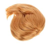 FRCOLOR Parrucca Bionda Corta da Uomo Sintetica per Halloween e Cosplay Facile da Indossare Stile Chic per Feste e Uso Quotidiano
