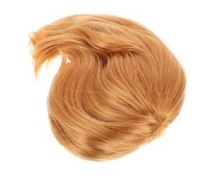 FRCOLOR Parrucca Bionda Corta da Uomo Sintetica per Halloween e Cosplay Facile da Indossare Stile Chic per Feste e Uso Quotidiano