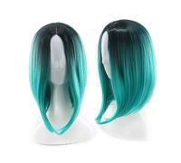 FRCOLOR Parrucche Toupet Per Le Donne Cosplay Parrucca Bob Bob capelli Con Gradiente Donne Bob Parrucca Gradient Miss
