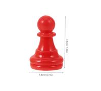 FRCOLOR Pedine da Gioco in Plastica con Pedine Flight Chess e Dadi Facce Solidi per Giochi da Tavolo come Ludo e Resistente e Adatto Tutte Età