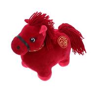 FRCOLOR Peluche Forma Cavallo Per Decorazione Per Casa Per Feste Mascotte Animale Dello Zodiaco Cinese Per Leggero e Facile Da Trasportare