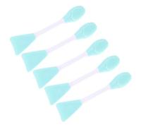 FRCOLOR Pennello in Silicone per Maschera Viso, Doppia Testa, Applicatore per Pulizia del Viso, 5 Pezzi, Uso Professionale e Domestico