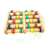 FRCOLOR Per Piedi in Legno Massello A 6 File Manuale Per Muscoli Per La Riduzione Dello Stress E Il Rilassamento