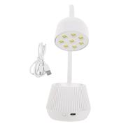 FRCOLOR per Unghie LED con Braccio Asciuga Gel per Manicure e Pedicure per Domestico e Facile Usare e Portatile