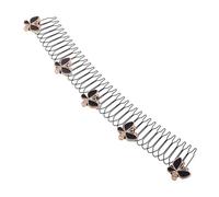 FRCOLOR Pettine a Forma di U per Chioma da Donna, Set Mollette a Scatto in Ferro Resistenti, Accessori per Styling Acconciature Raccolte e Fissaggio Chioma Ribelli Quotidiano