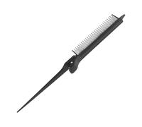 FRCOLOR Pettine Coda di Topo Nero in Plastica per Tingere e Acconciare Chioma, Tocco Delicato e Precisione nella Colorazione, per Styling Chioma e Uso Domestico