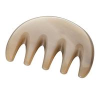 FRCOLOR Pettine Massaggiante Corno Di Bue Strumento Per Massaggio Del Capelluto e Relax Design Chic e Materiale Premium Per Esperienza Confortevole