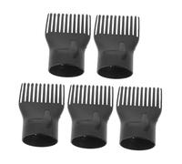 FRCOLOR Pettine per Attacco Asciugacapelli 5 Pezzi, Diffusore Resistente al Calore, Accessorio Styling per Parrucchieri e Uso Quotidiano, Pettine Concentratore per Acconciature Lisce