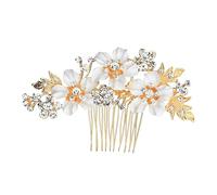 FRCOLOR Pettine per capelli da sposa, con strass, per matrimonio, con strass, per matrimonio, con strass