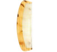 Frcolor Pettine per capelli in corno di bue naturale antistatico pettine portatile senza manico per prevenire la caduta dei capelli negli uomini