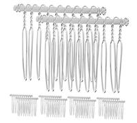 FRCOLOR Pettine Per Da Sposa A 10 Denti in Metallo Decorativo Elegante Accessorio Per Damigelle E Spose Per Feste Di Matrimonio E Ballo Di Fine Anno