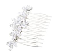 FRCOLOR Pettine Per Da Sposa Accessorio Per Con Strass Argento - J6529s Accessorio Per Da Sposa Per Matrimonio